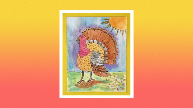 Watercolor Turkey - Grades 3-4