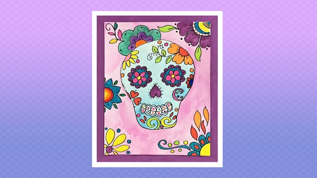 Día de Los Muertos Sugar Skull - Grades 5-6