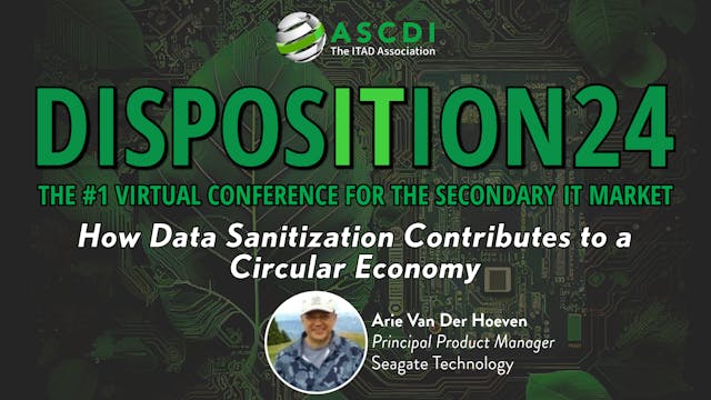 Data Sanitization Contributes to Circular Economy