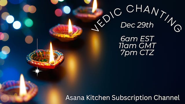 Special Event December - Vedic Chanting