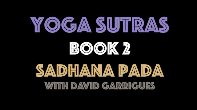 Book 2: Sutras 2.30-2.34