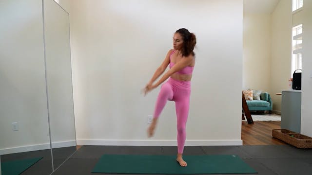 8 minute cardio - no impact, no props