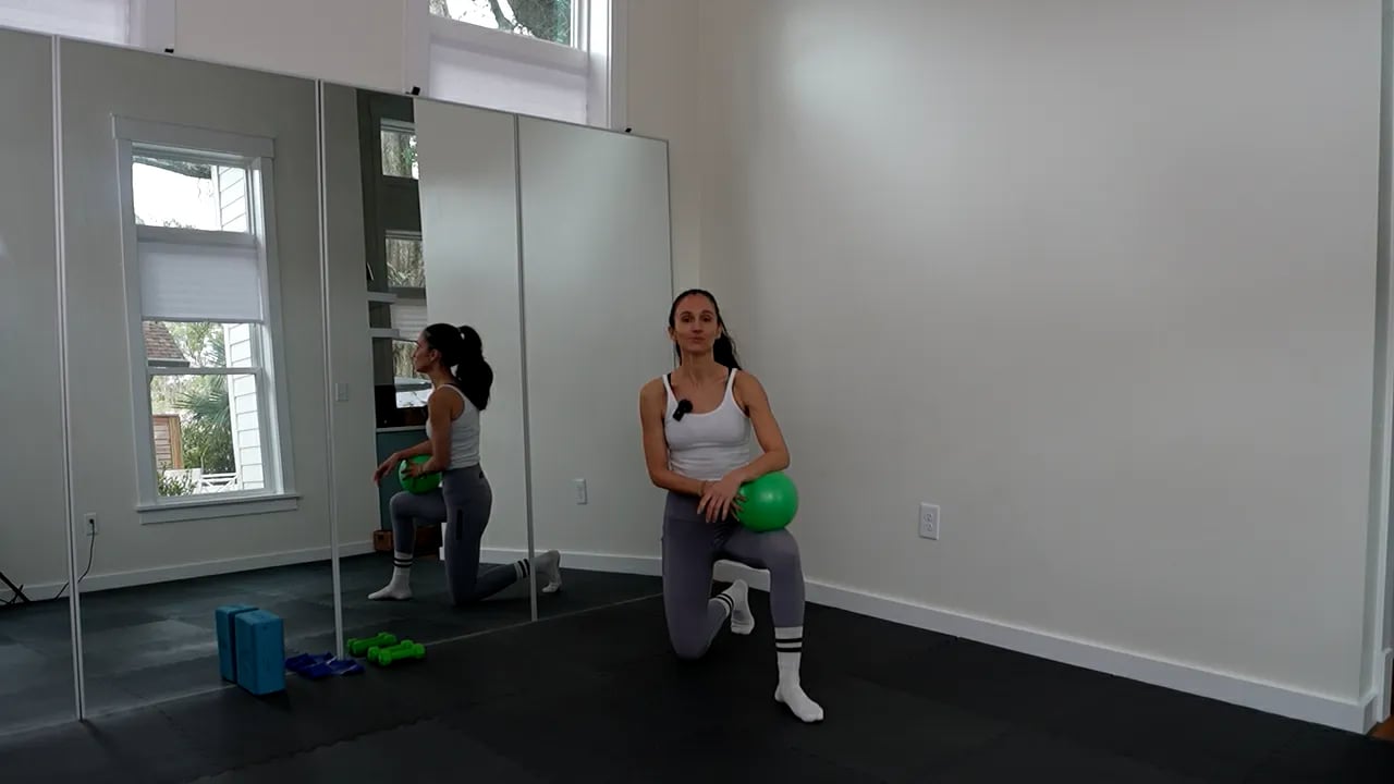 Abs with the ball - 10 mins