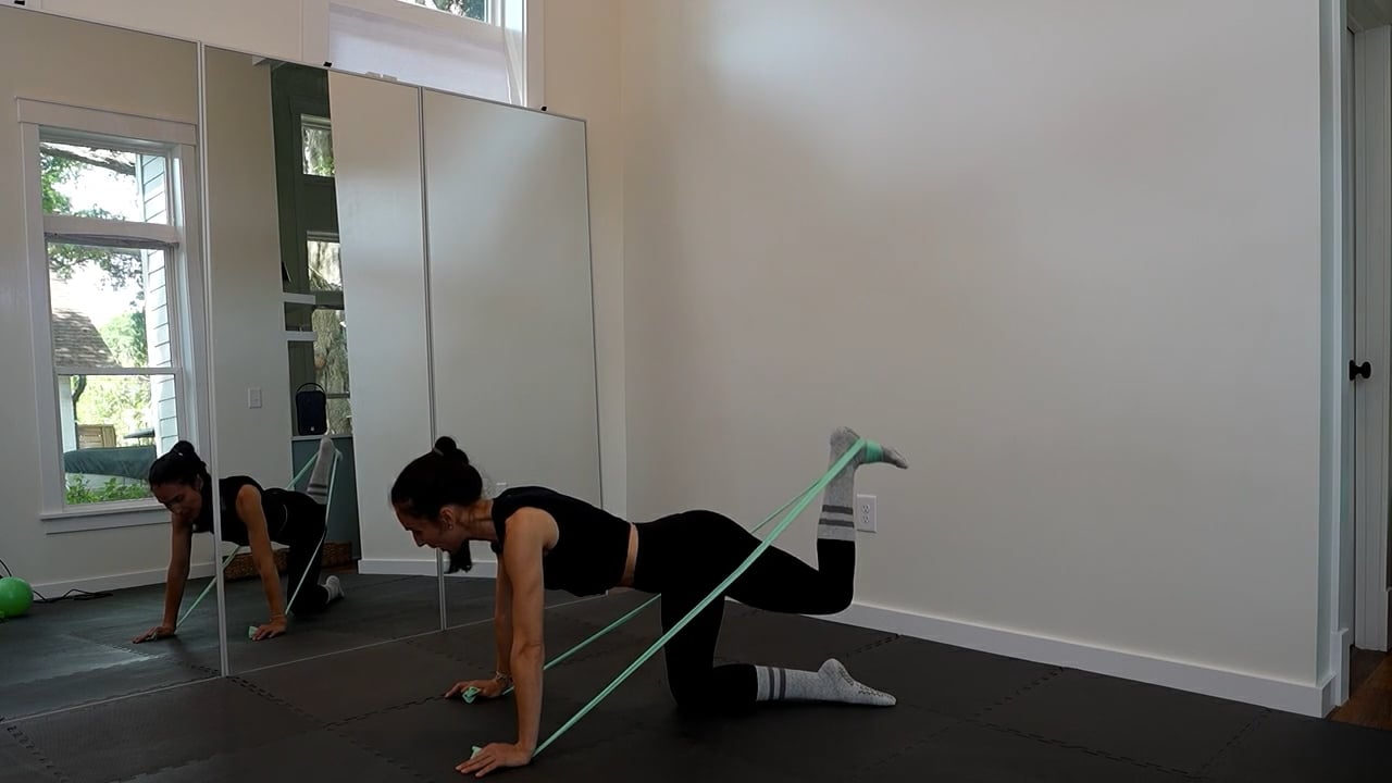 Glutes with the Long Resistance Band - 10 mins