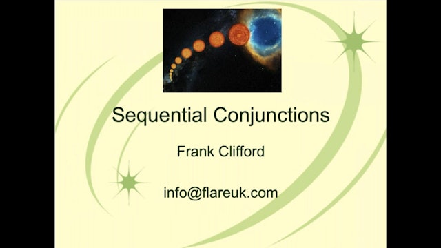 Sequential Conjunctions, with Frank Clifford