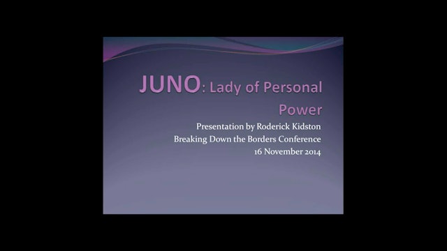 Juno: The Lady of Personal Power, with Roderick Kidston