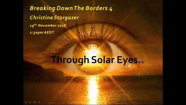 Through Solar Eyes, with Christina Th...