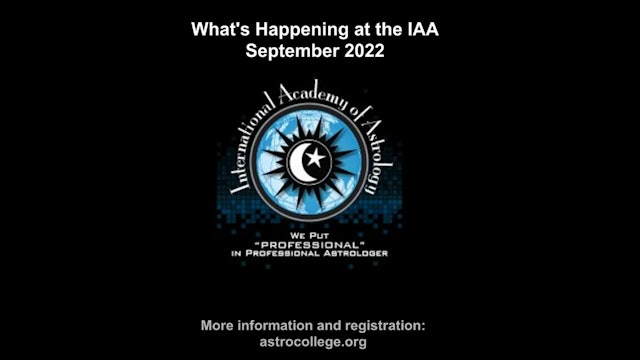 What's Happening at the IAA in September 2022