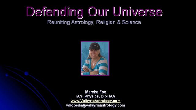 Defending Our Universe, with Marcha Fox