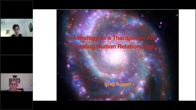 Healing Human Relationships: Astrology as a Therapeutic Art, with Greg Bogart