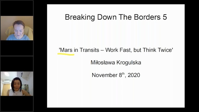 Mars in Transits: Work Fast, but Think Twice, with Miłosława Krogulska