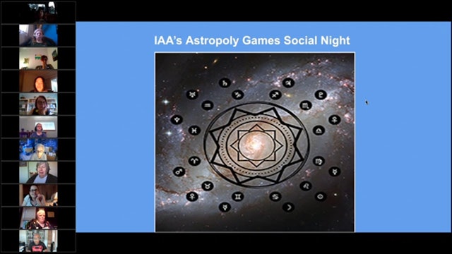 IAA Social and Game Night, August 2021, hosted by Jennifer Ng