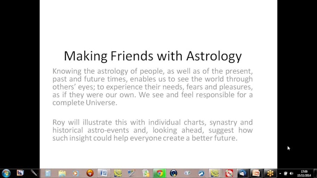 Making Friends with Astrology, with Roy Gillett