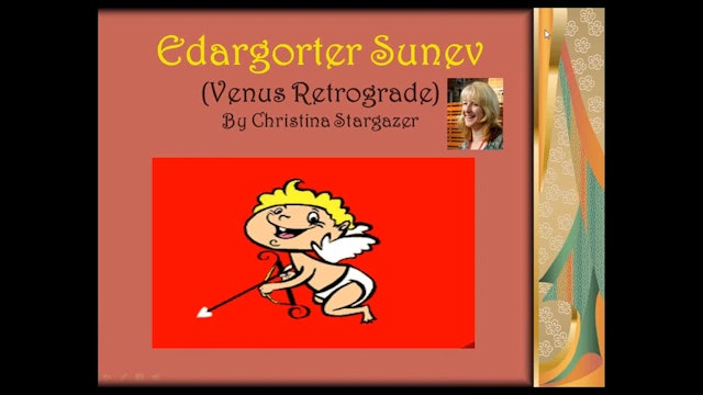 Venus Retrograde: The Goddess of Love Looks Back, with Christina Thomas