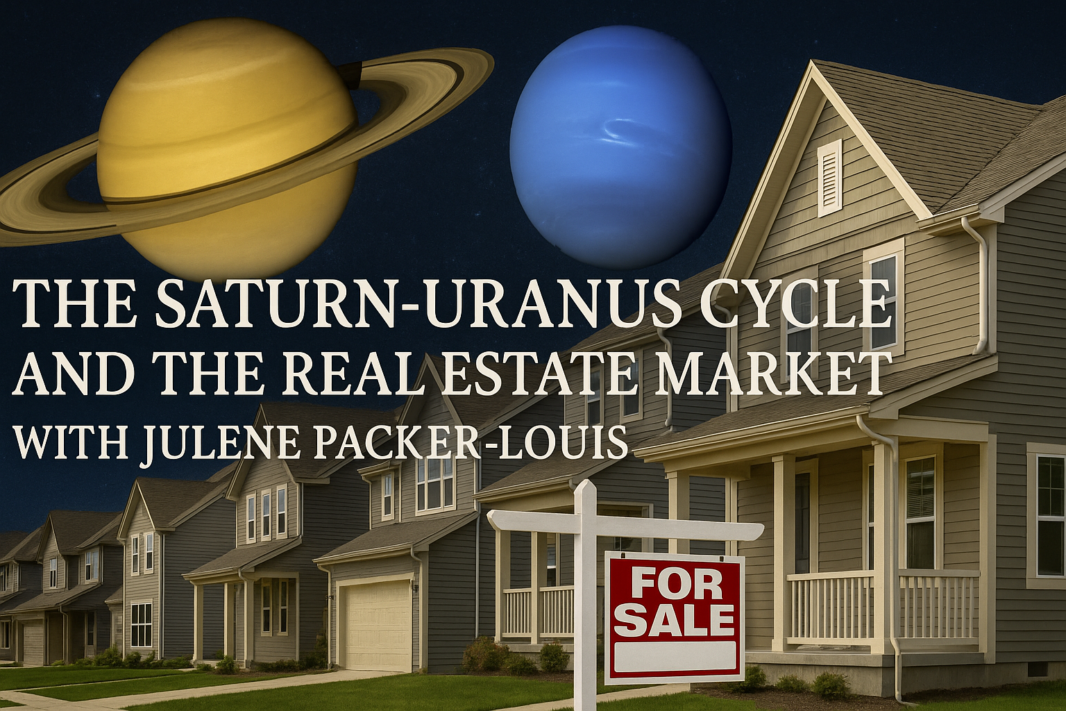 The Saturn-Uranus Cycle and the Real Estate Market, with Julene Packer-Louis