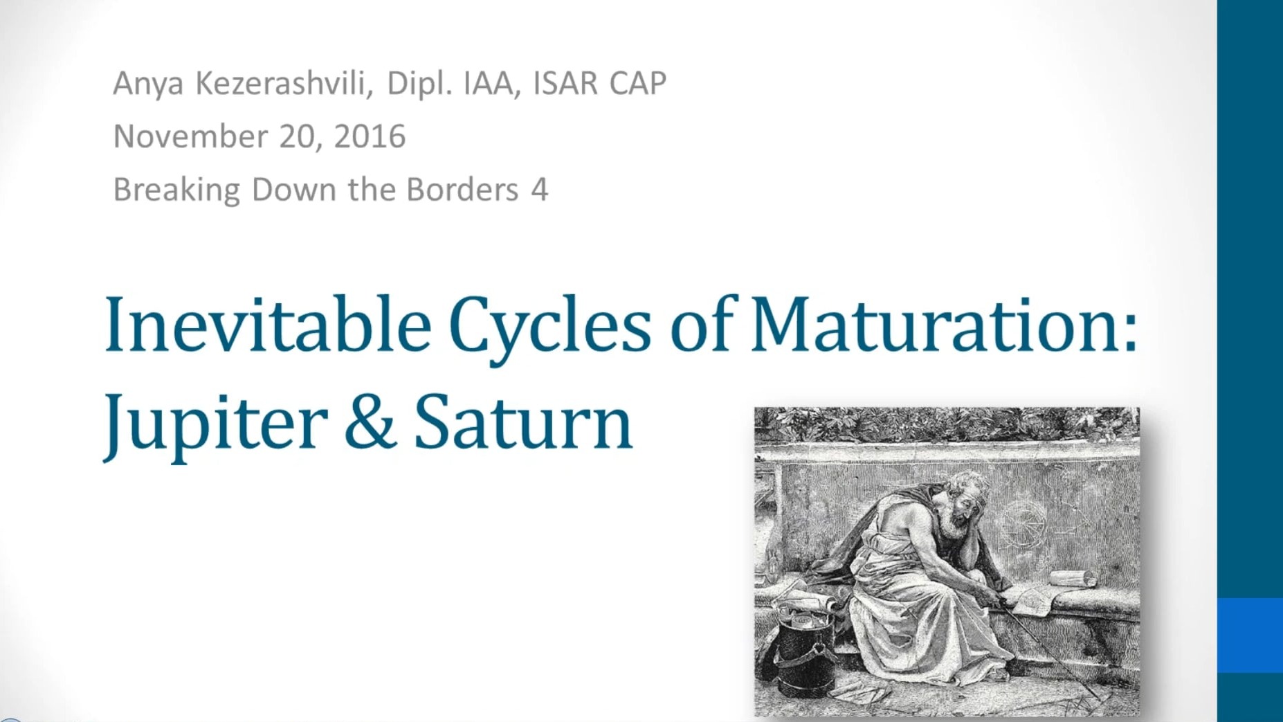 The Inevitable Cycles of Maturation: Jupiter and Saturn, with Anya Kezerashvili