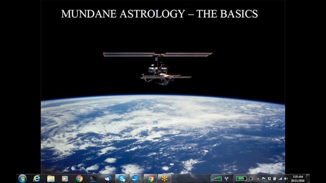 Mundane Astrology: The Basics, with E...