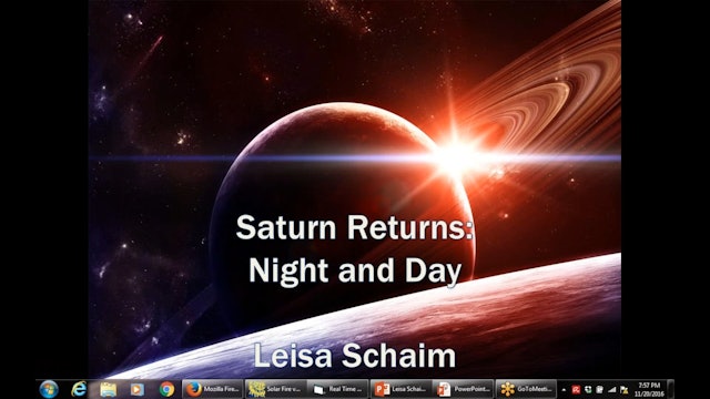 Saturn Returns: Night and Day, with Leisa Schaim