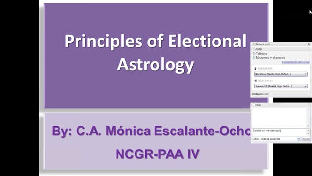 Principles of Electional Astrology, w...