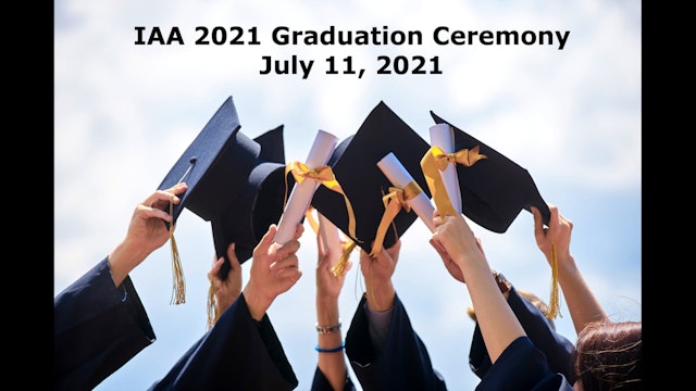 IAA Graduation Ceremony - 2021
