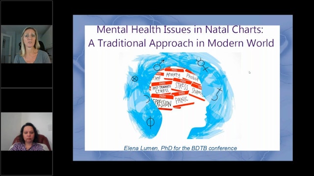Mental Health Issues in the Chart: A Traditional View, with Elena Lumen, Ph.D.