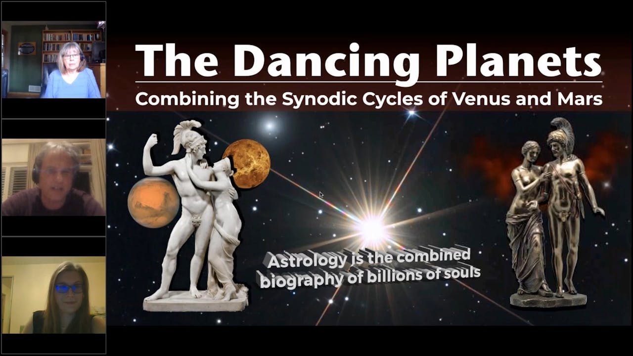 Dancing Stars Combining the Synodic Cycles of Venus and Mars, with