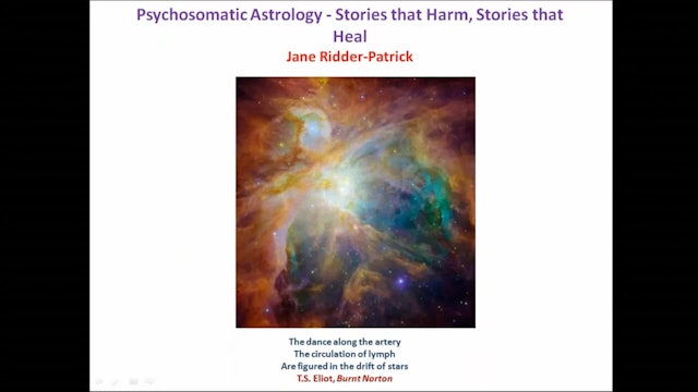 Psychosomatic Astrology: The Body Talks, with Jane Ridder-Patrick