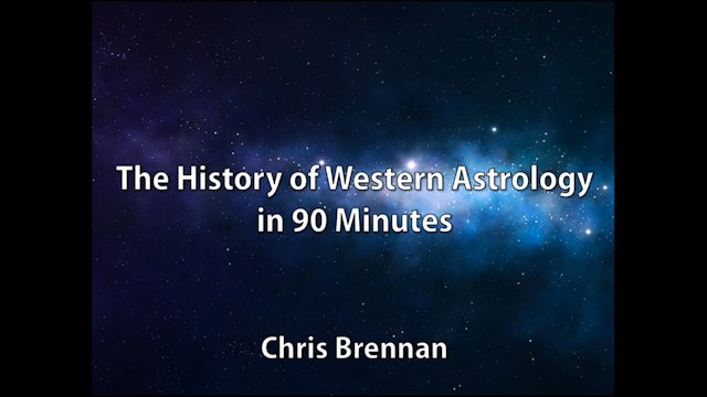 A History of Western Astrology in 90 Minutes, with Chris Brennan