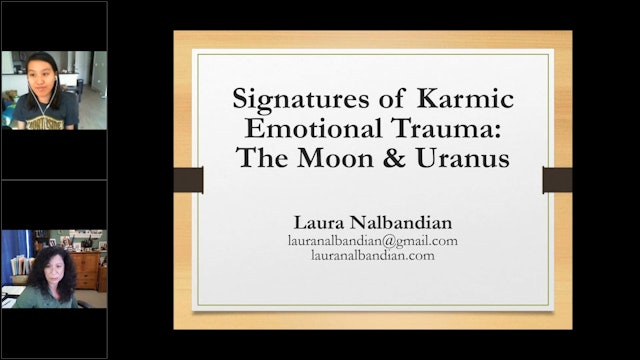 Signatures of Karmic Emotional Trauma: Moon and Uranus, with Laura Nalbandian