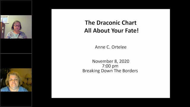 The Draconic Chart: All About Your Fate, with Anne Ortelee