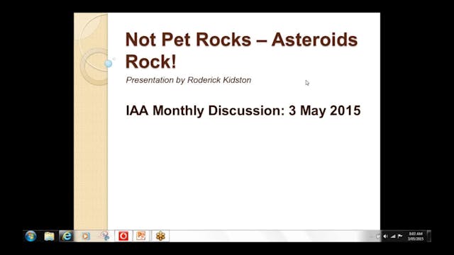 Not Pet Rocks: The Asteroids Rock, wi...