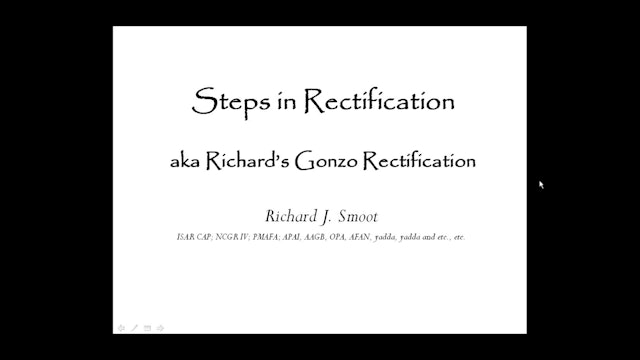 Gonzo Rectification, with Richard J. Smoot
