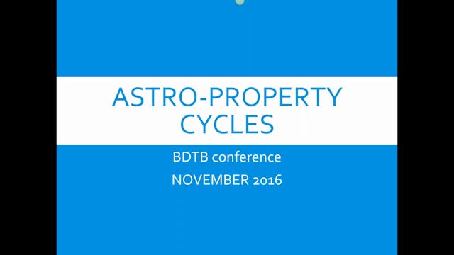 Astrology and the Property Cycle, wit...