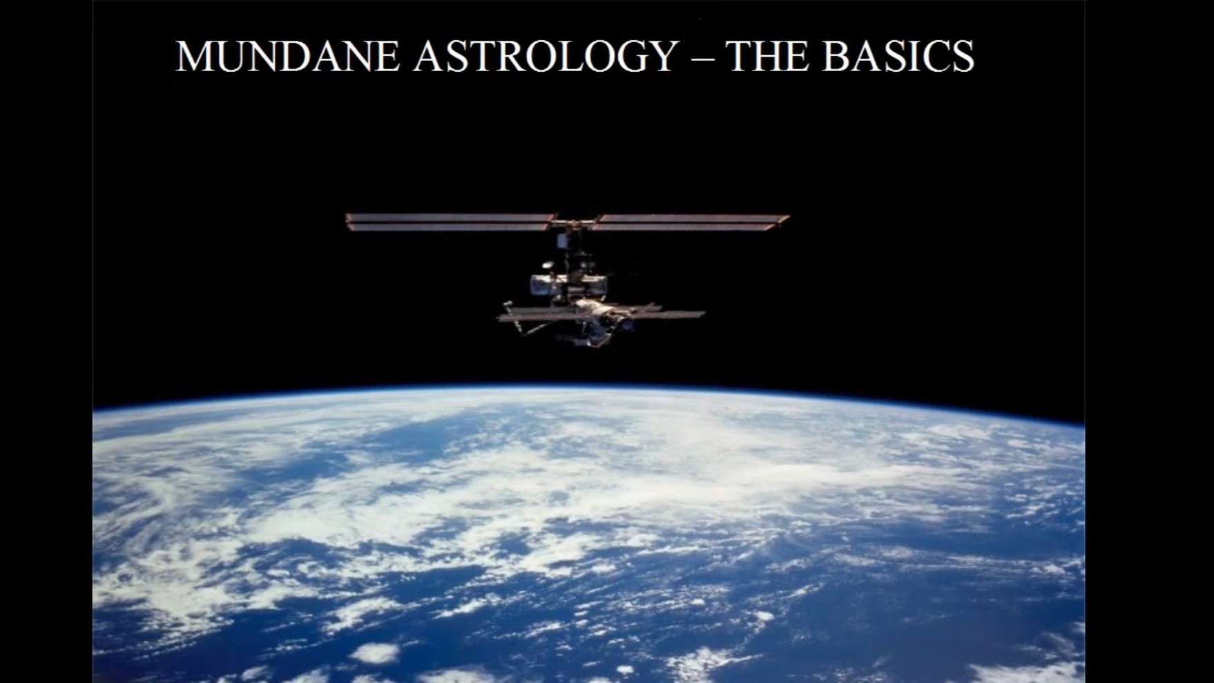 Mundane Astrology: The Basics, with Ed Tamplin