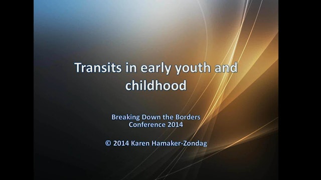 Transits in Early Youth and Childhood, with Karen Hamaker-Zondag