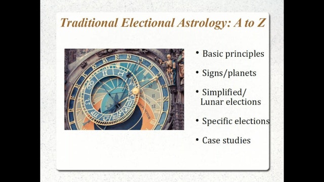 Secrets of Electional Astrology, with Elena Lumen, Ph.D. (3-hour webinar)