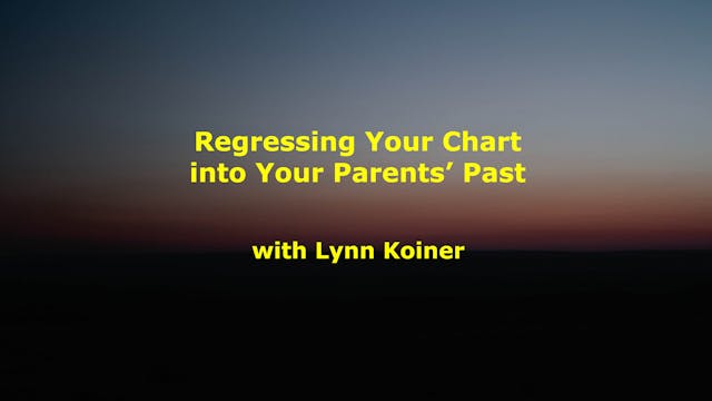 Regressing Your Chart into Your Paren...