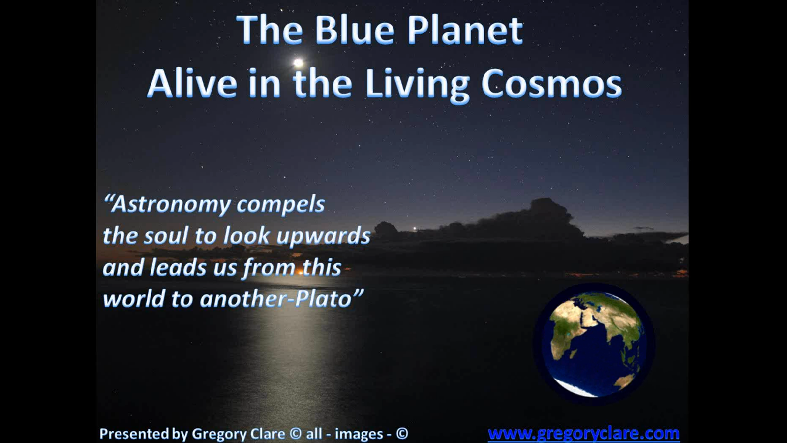 Blue Planet: A Geocentric View of Our Relation to the Sun, with Gregory Clare