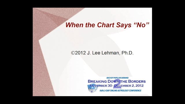 When the Chart Says "No," with J. Lee...