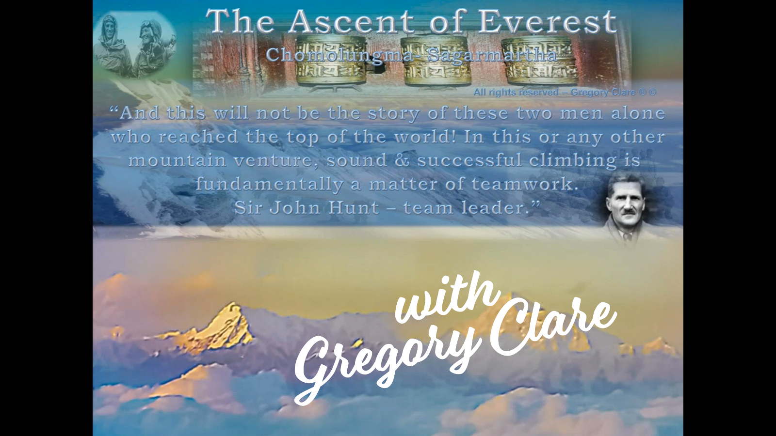 The Ascent of Everest, with Gregory Clare