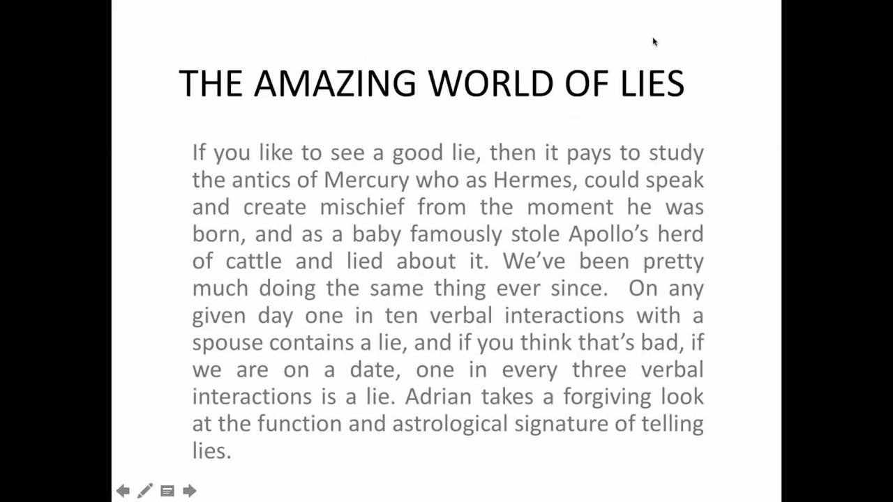 The Amazing World of Lies, with Adrian Ross Duncan Signs