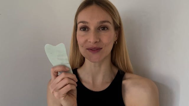 7 Min visage avec Gua Sha