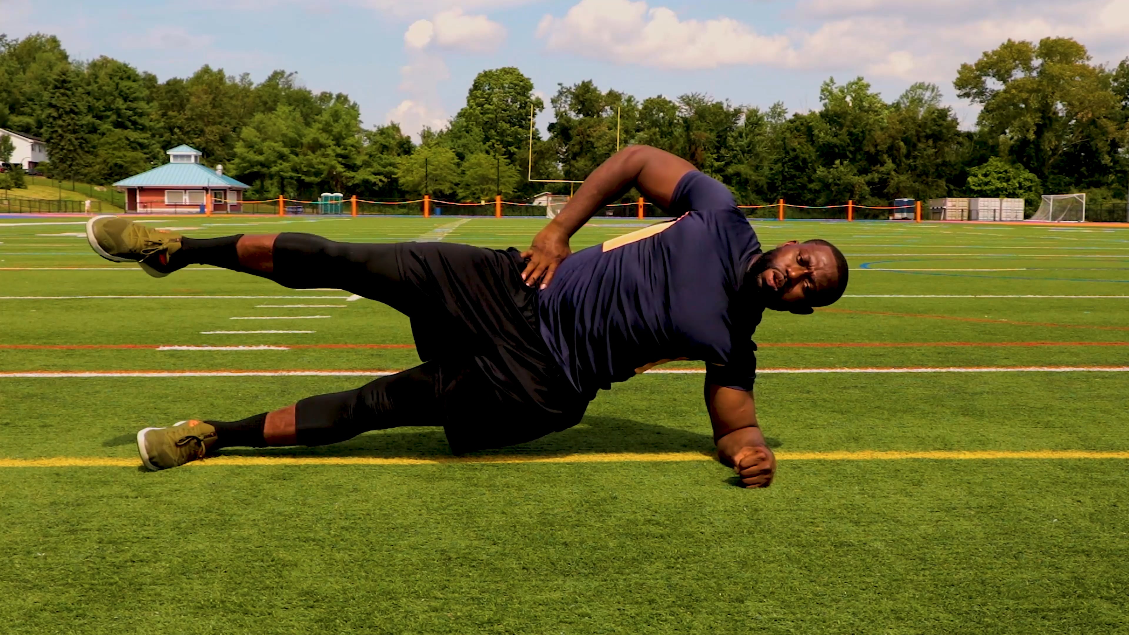 Side Plank w Hip Abduction