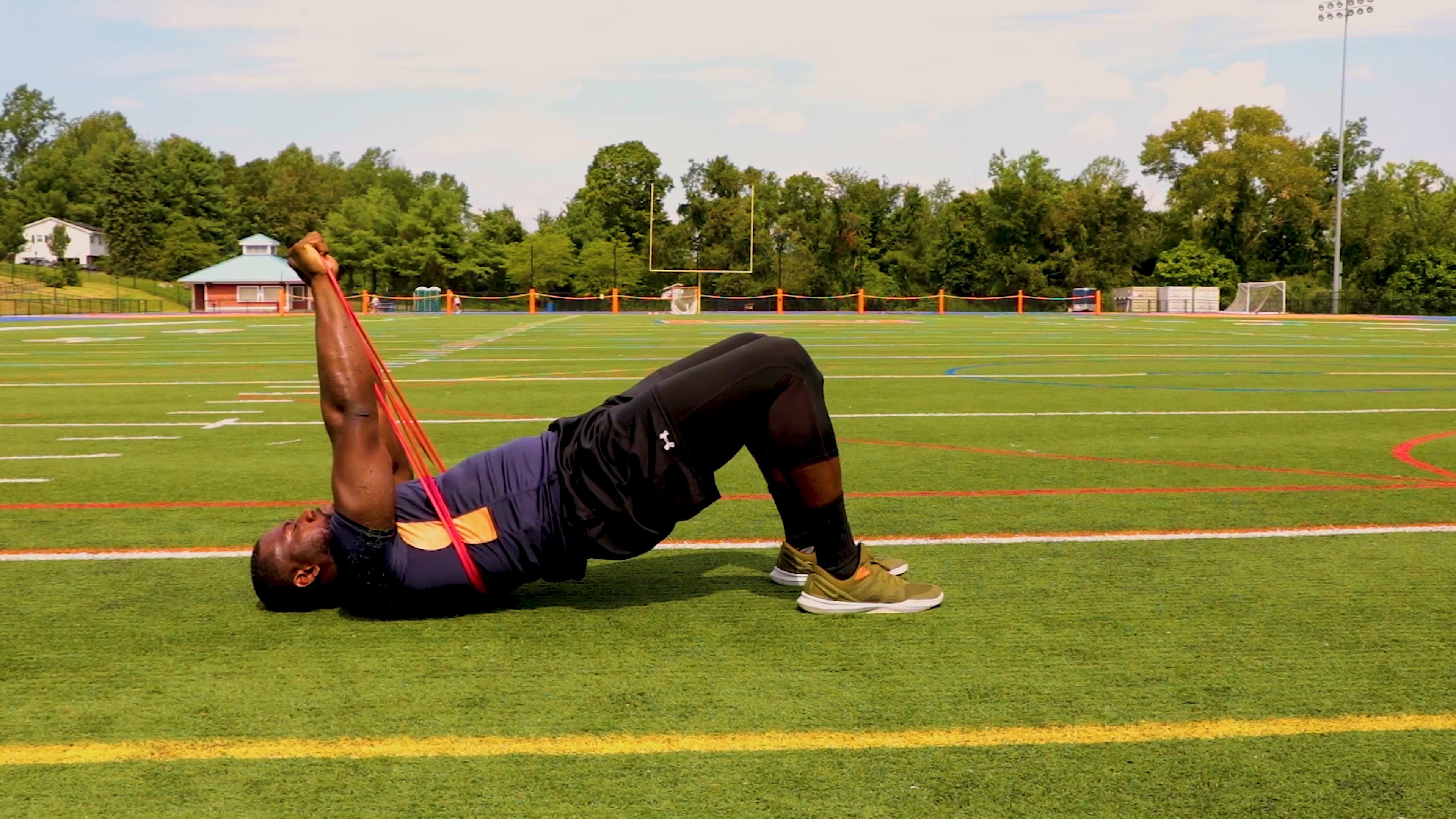 Bridge w Chest Press