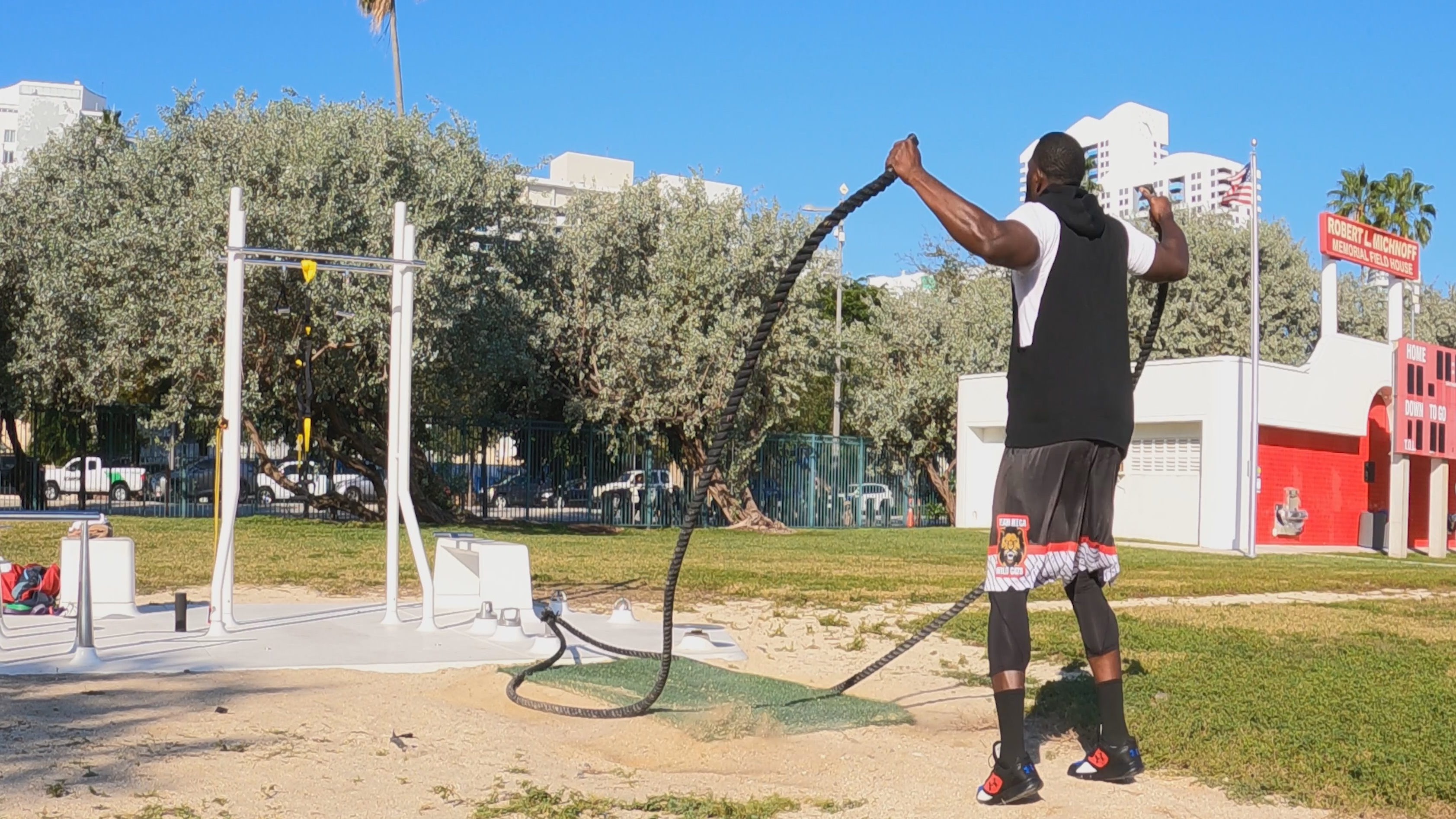 Battle Ropes Jumping Jack