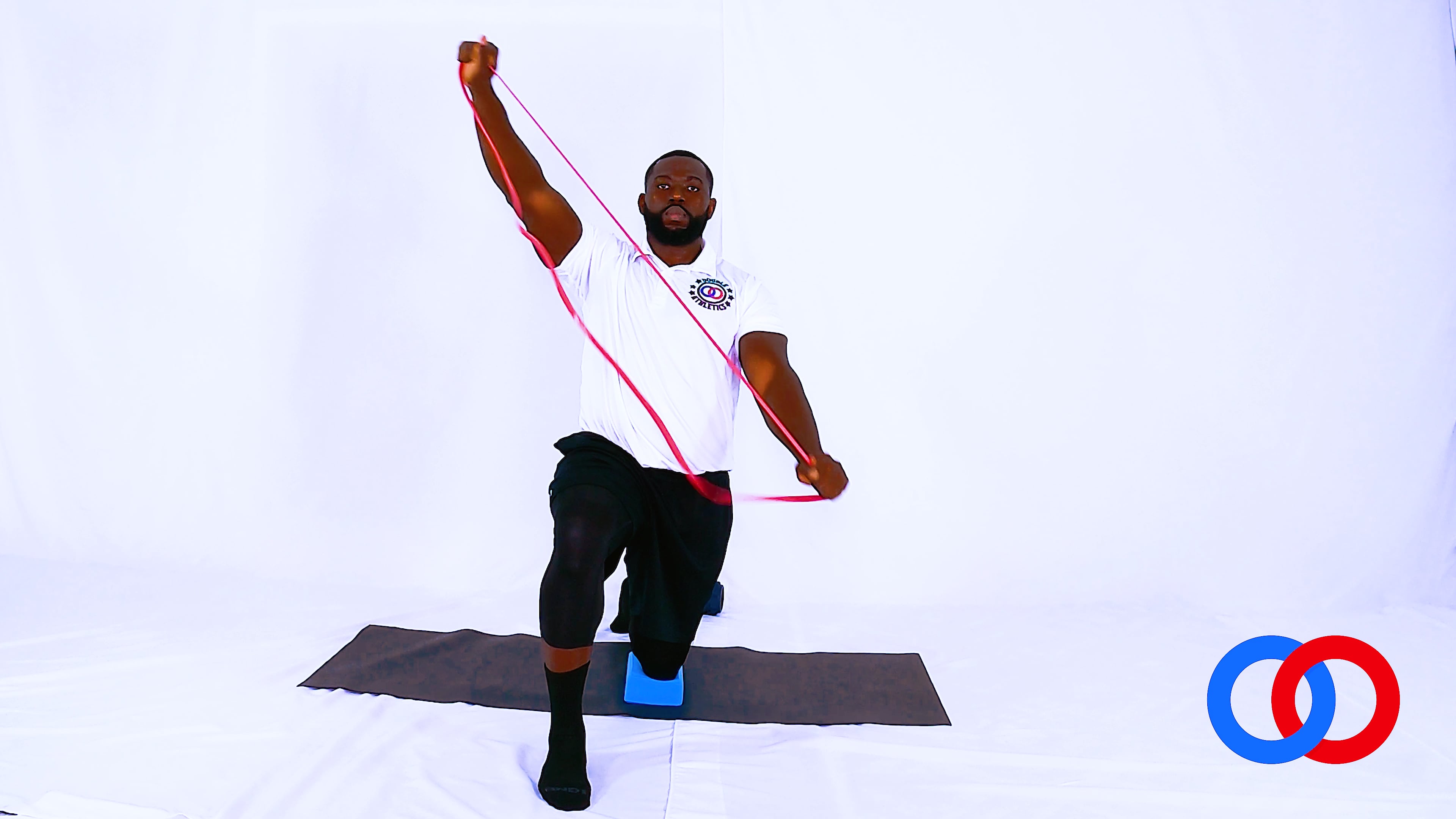 Assisted Half Kneeling Shoulder Flexion Extension Cervical Flexion