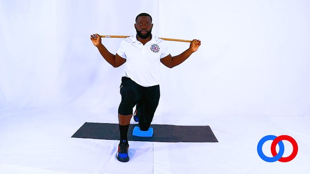 Half Kneeling Rotation with Dowel Right