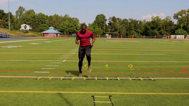 Ladder Drills Lateral High Knees