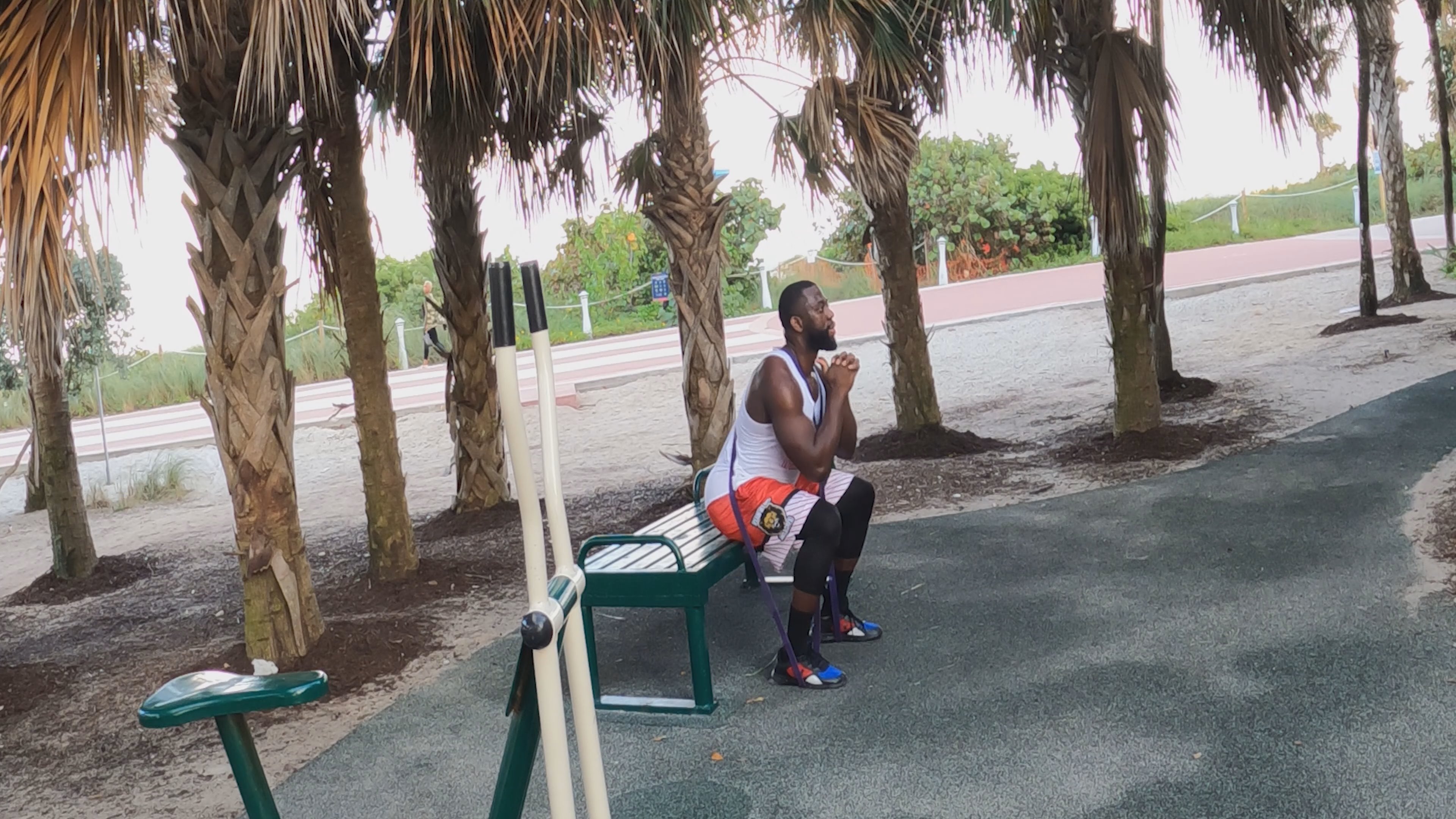 Band Crossover Sit to Stand