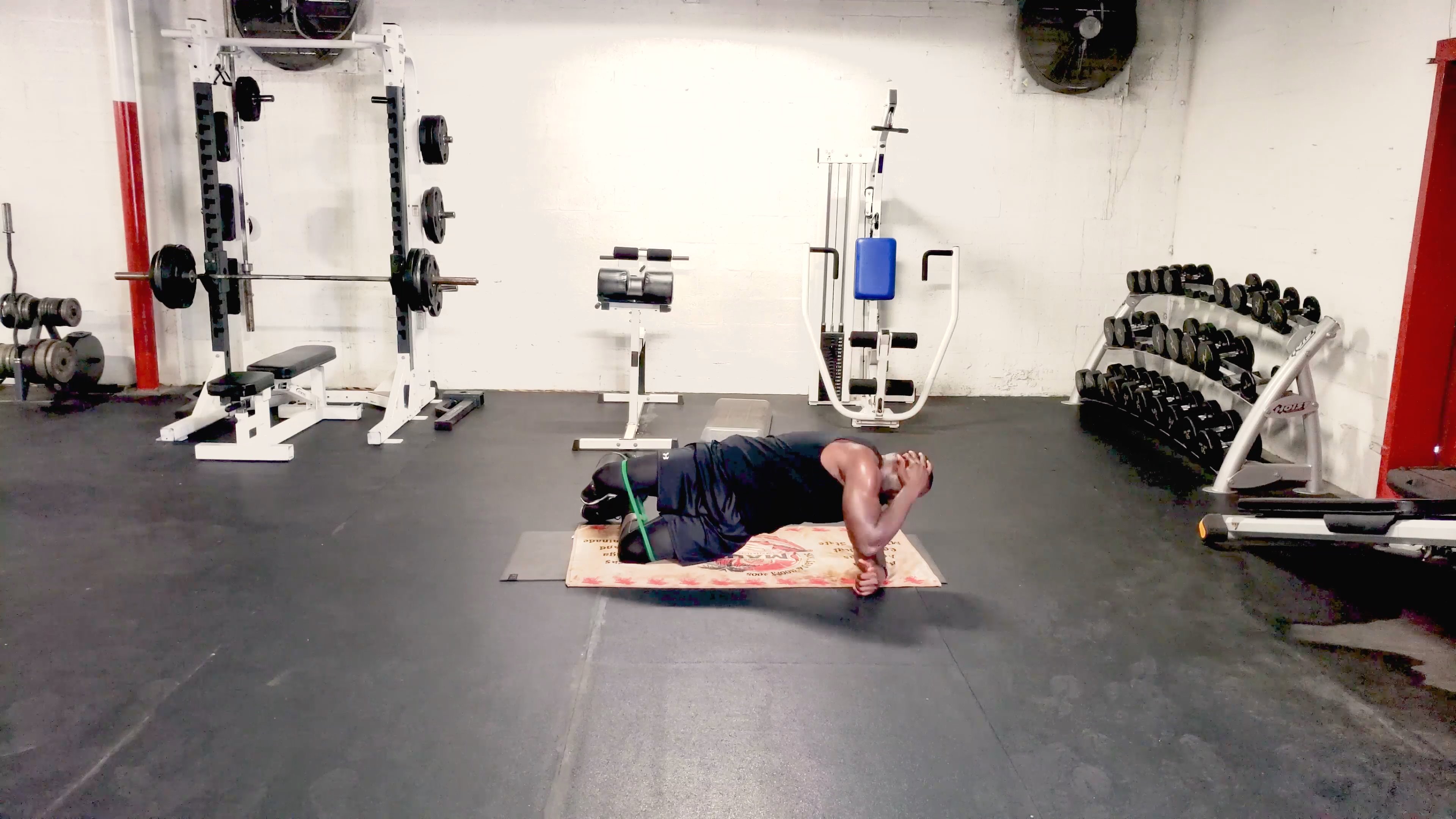 Side Plank Twist w Clam Hold